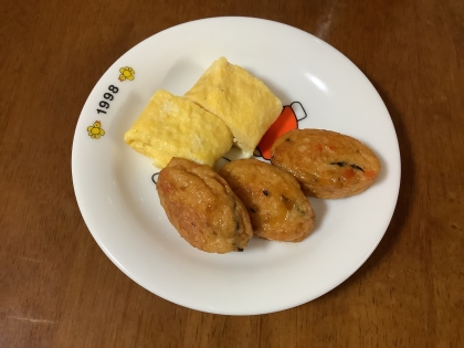 糸こん胡麻炒め&玉子焼き