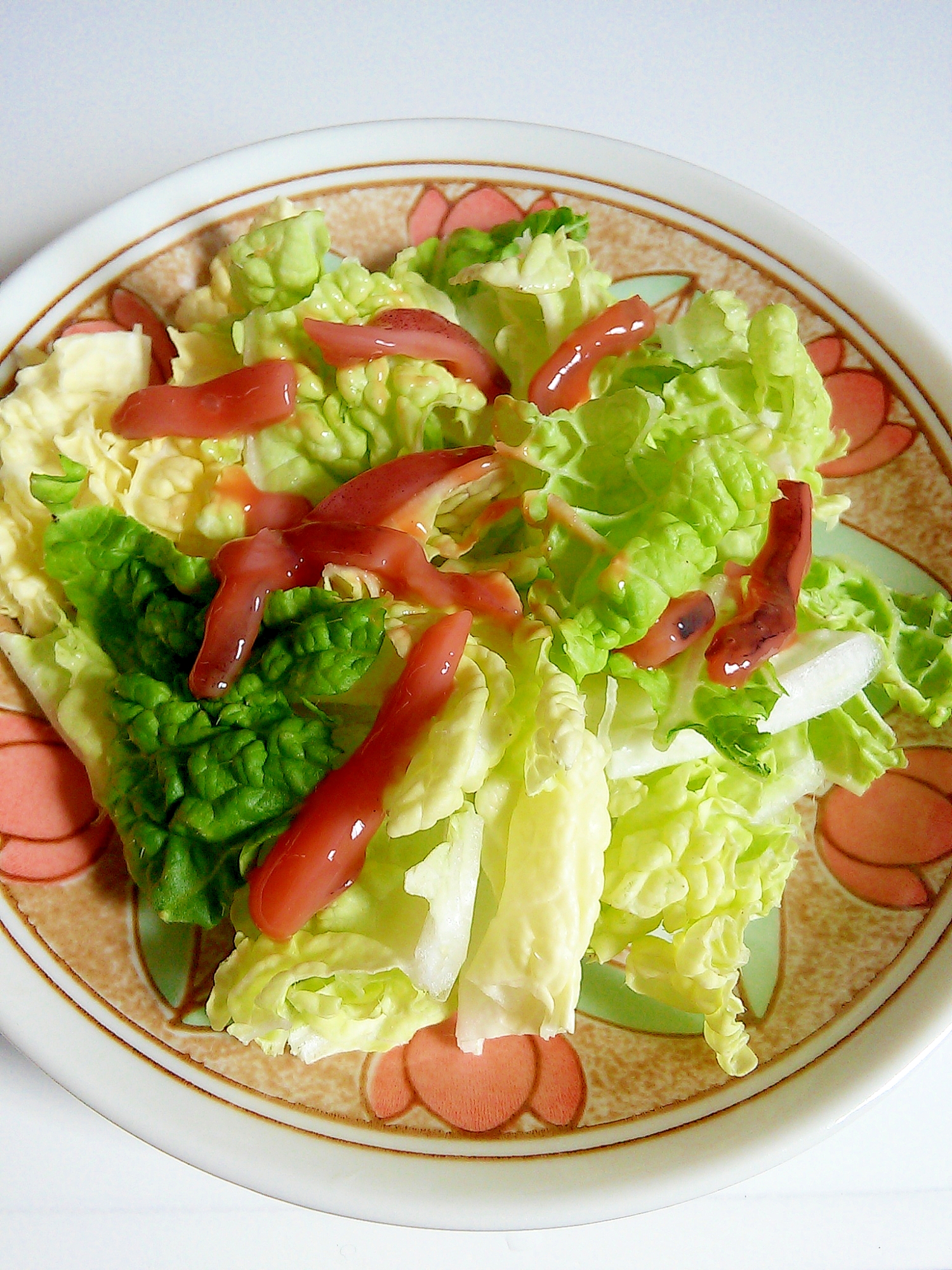 意外な組み合わせ★白菜とイカの塩辛のヘルシーサラダ