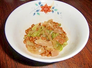 シャキシャキレタス納豆