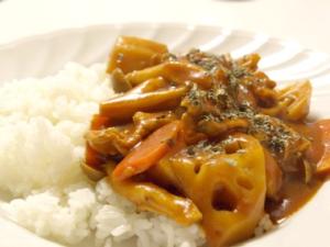 トマトとバジルのヘルシーカレー〜朝カレーダイエット