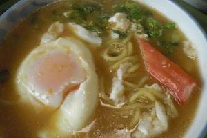 子供が大好き！　｢半熟卵入り味噌ラーメン」　　♪♪