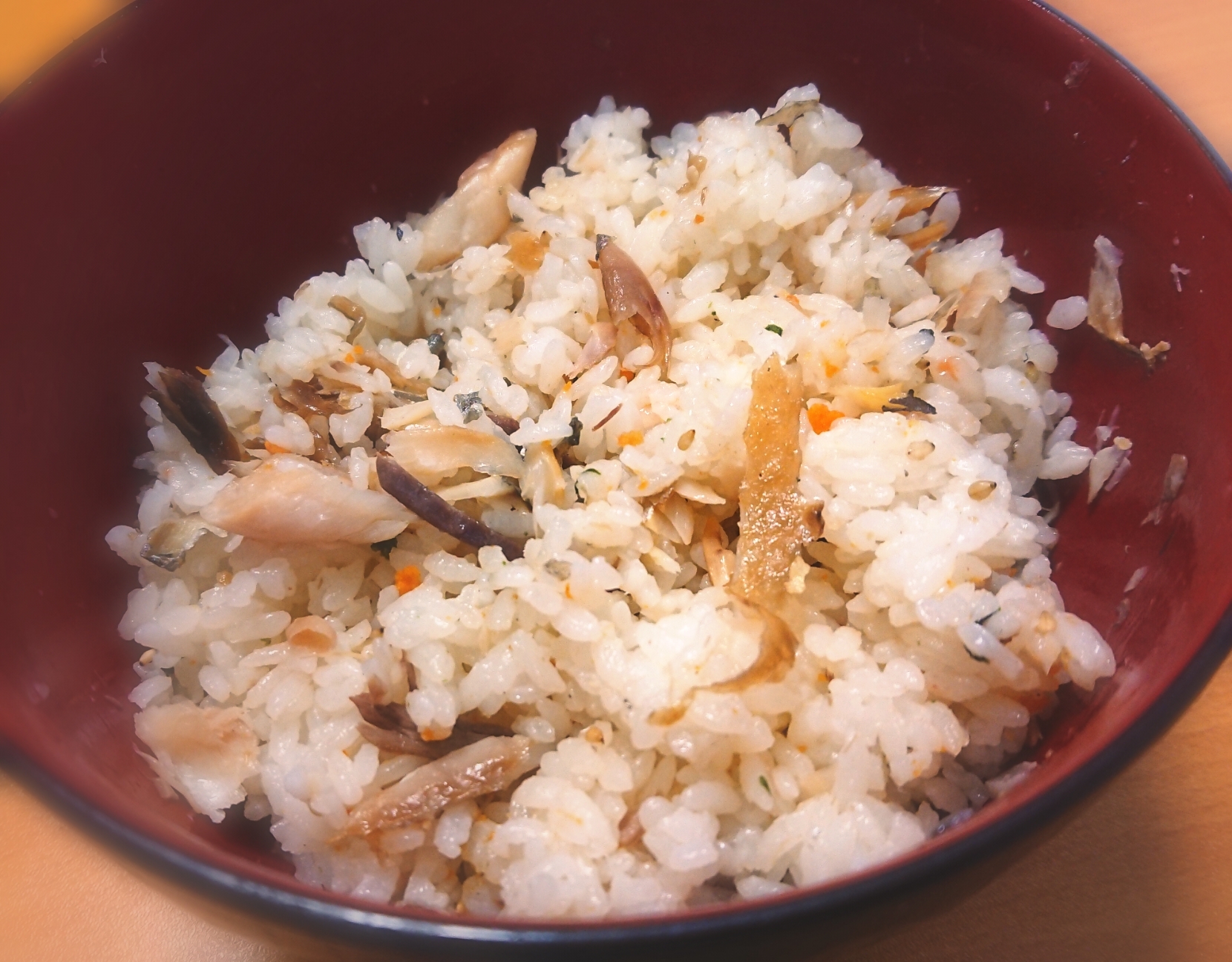 鯵の干物丼