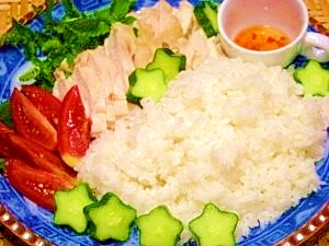 圧力鍋で シンガポールチキンライス風 レシピ 作り方 By ブルーボリジ 楽天レシピ