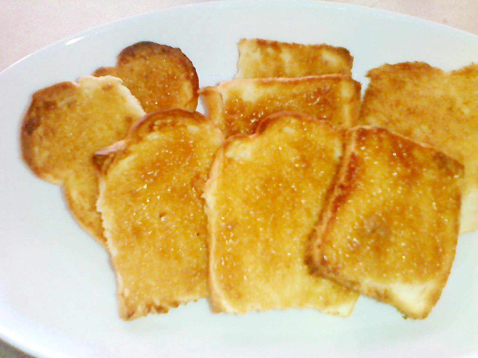 キャラメルパウダーde食パンラスク