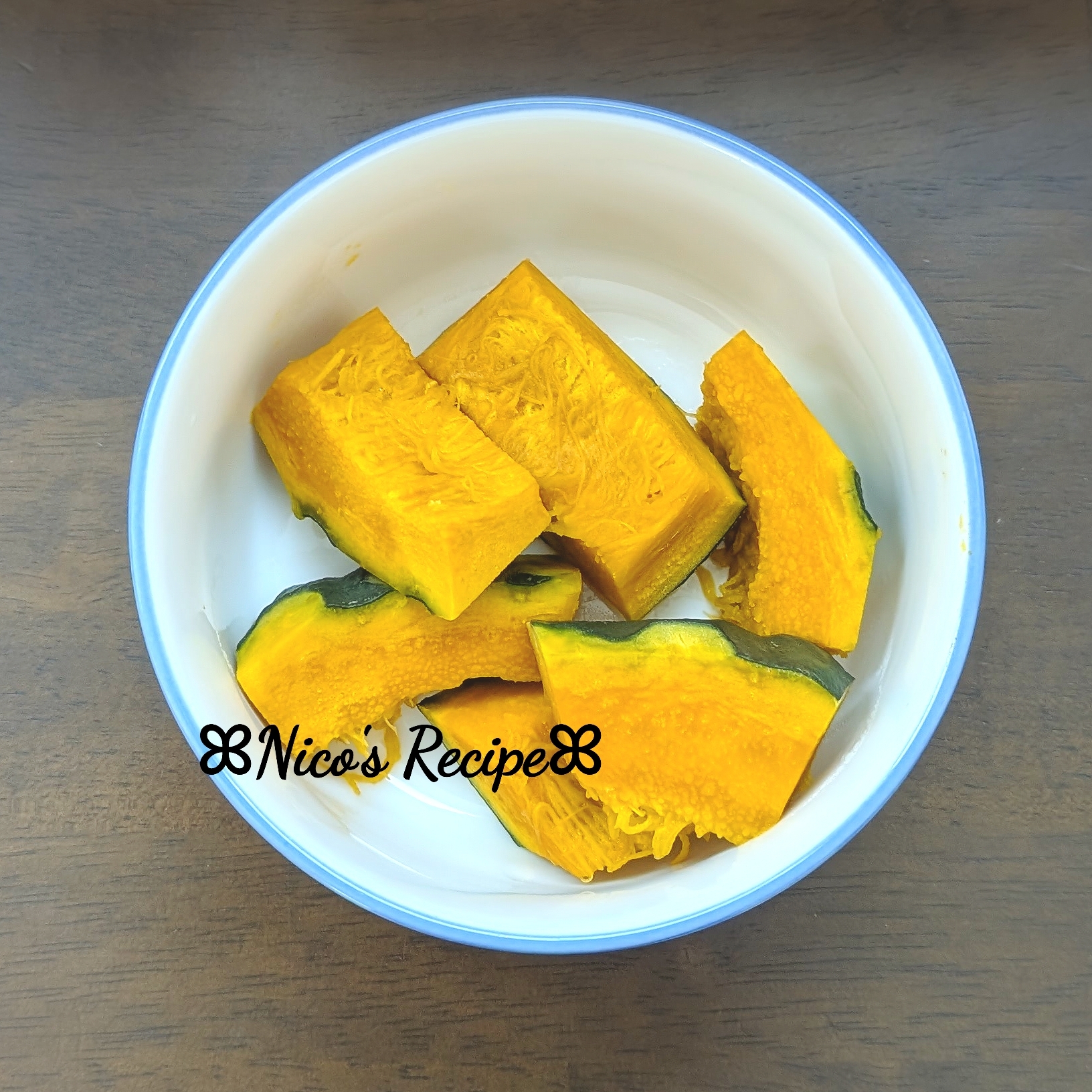 レンジで♬蒸しかぼちゃ