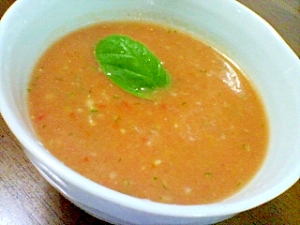 冷製トマト・きゅうりスープ
