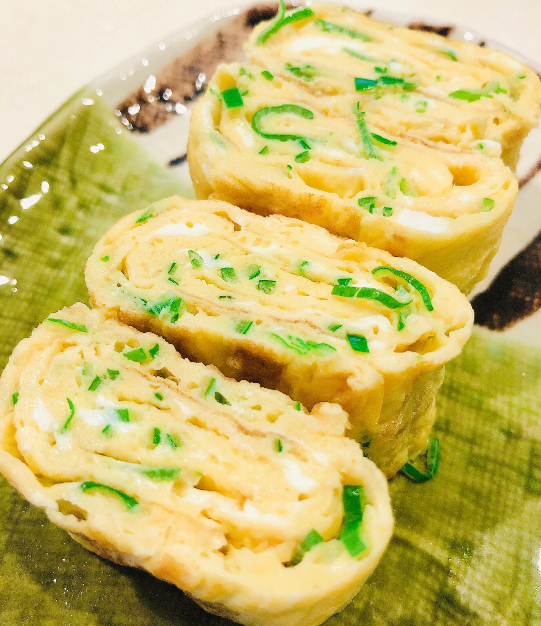 ねぎのダシを楽しむ♡青ねぎの卵焼き