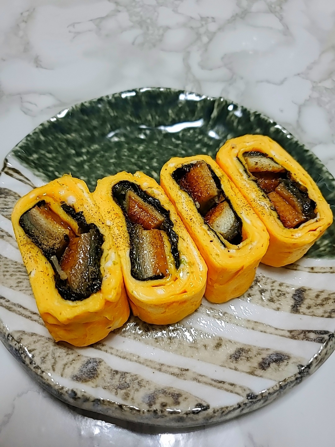 う巻き風☆海苔巻き鰻の卵焼き