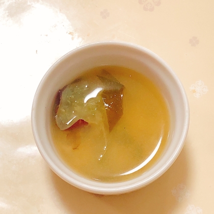 さつまいもと白菜のお味噌汁