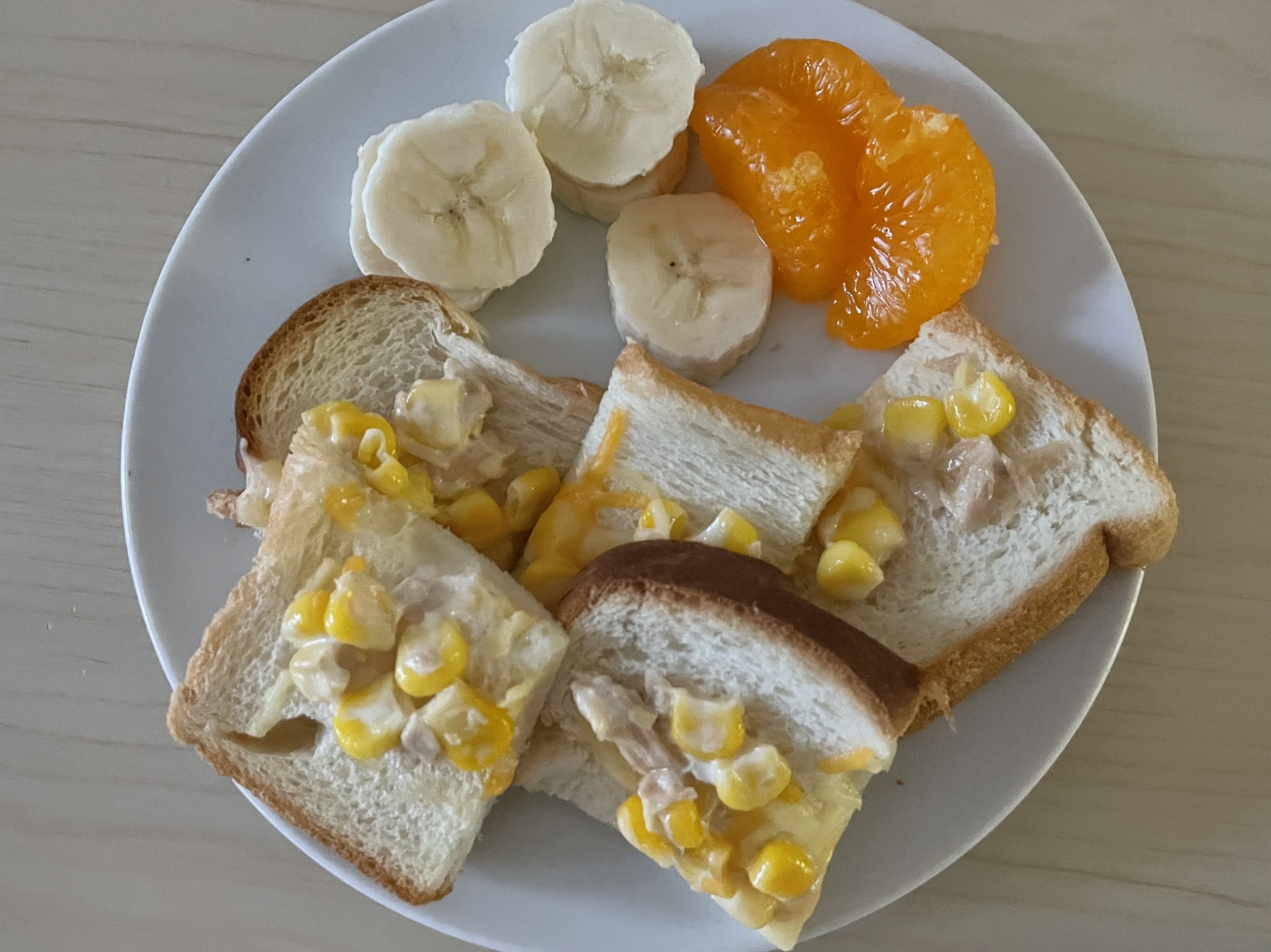 幼児食　コーントースト