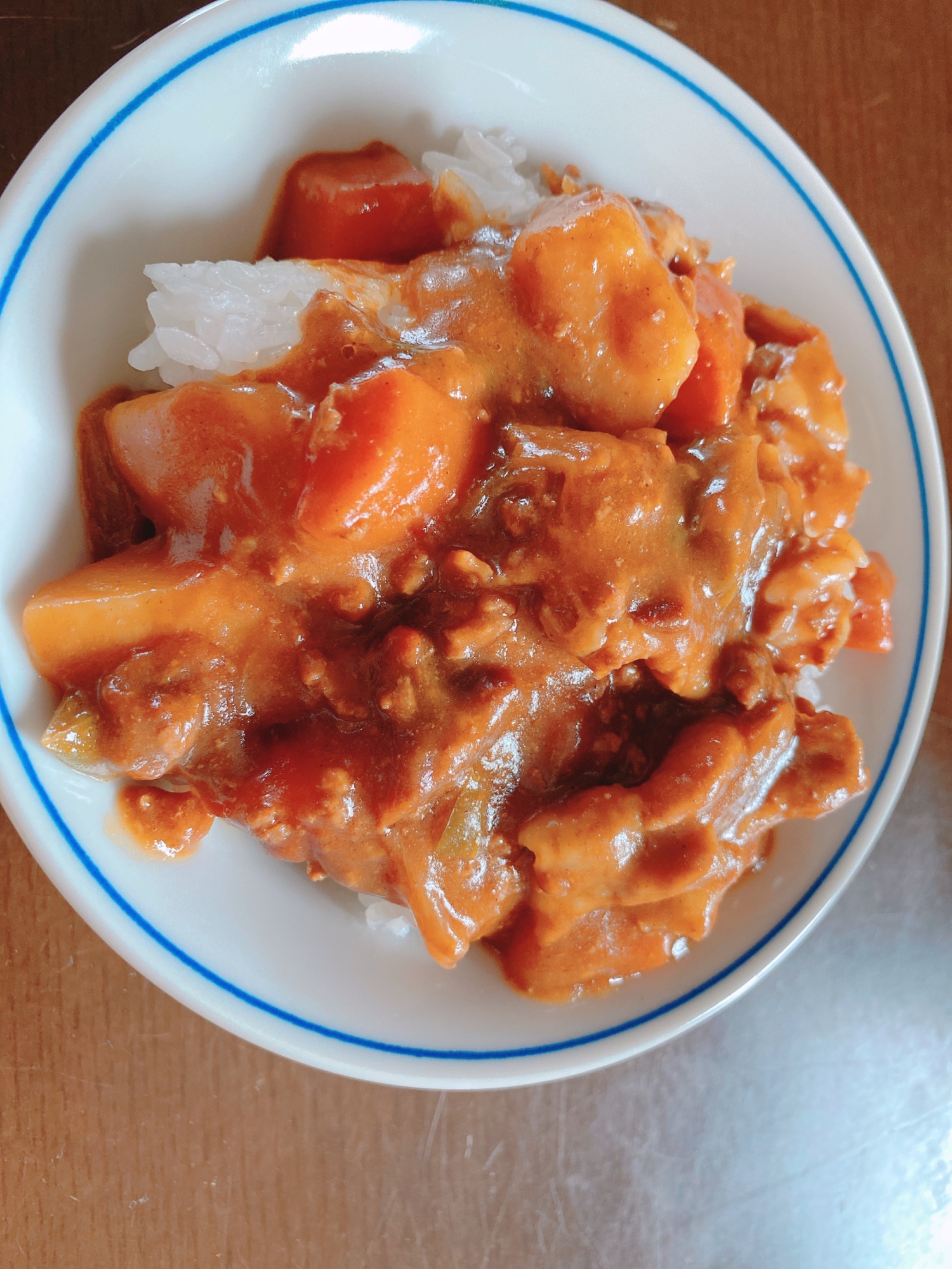 合挽きミンチでつくるカレー