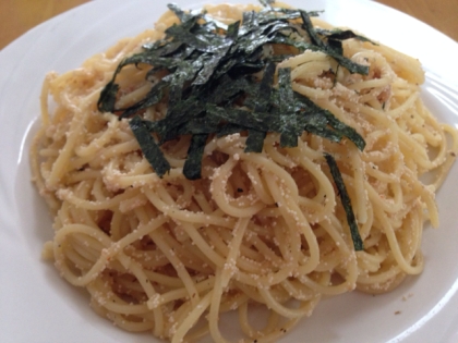 料理男子の明太子和風パスタ