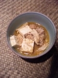 ピリ辛で温まろう！豆腐のキムチ煮