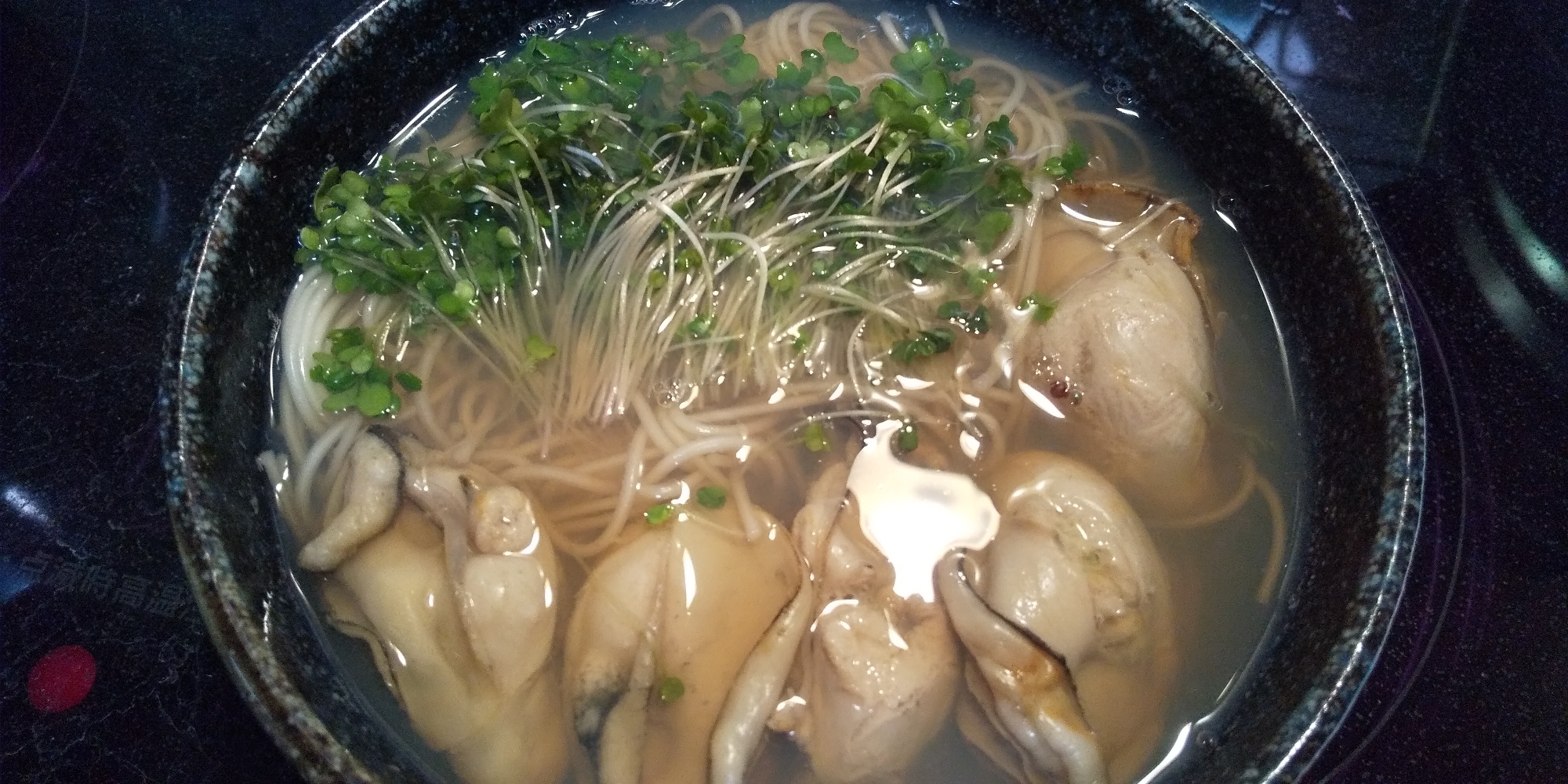 牡蠣素麺〜簡単にてきて濃厚な牡蠣の味が楽しめる〜