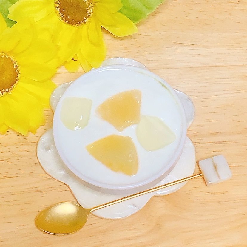 パイナップルナタデココ♪ヨーグルト