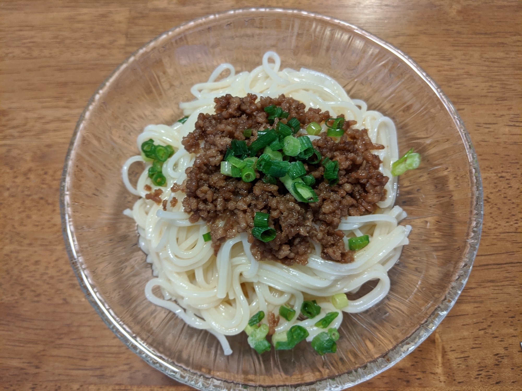 甘辛豚ミンチそうめん