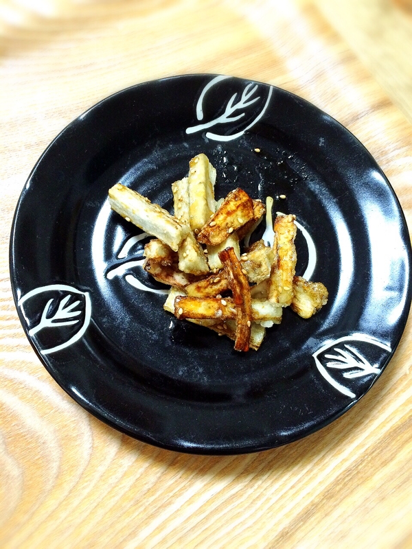 サクサク甘辛ごぼう お弁当にも レシピ 作り方 By ぷぅたんとみぃたん 楽天レシピ