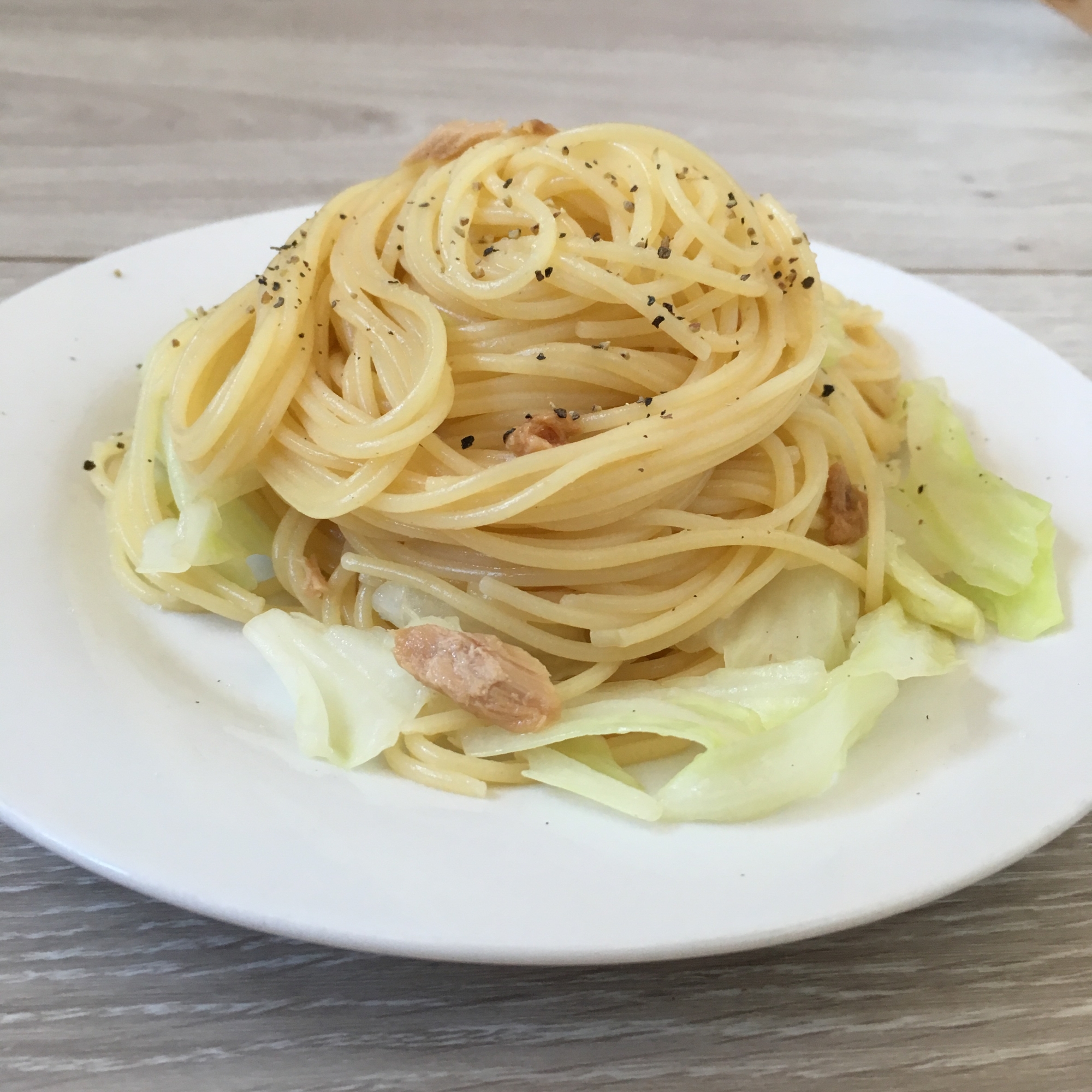 ツナキャベパスタ♪