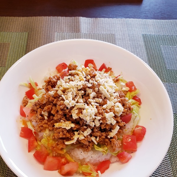 簡単 子供でも食べやすい タコライス レシピ 作り方 By のりばあ 楽天レシピ 簡単 子供でも食べやすい タコライス レシピ 作り方 By のりばあ 楽天レシピ