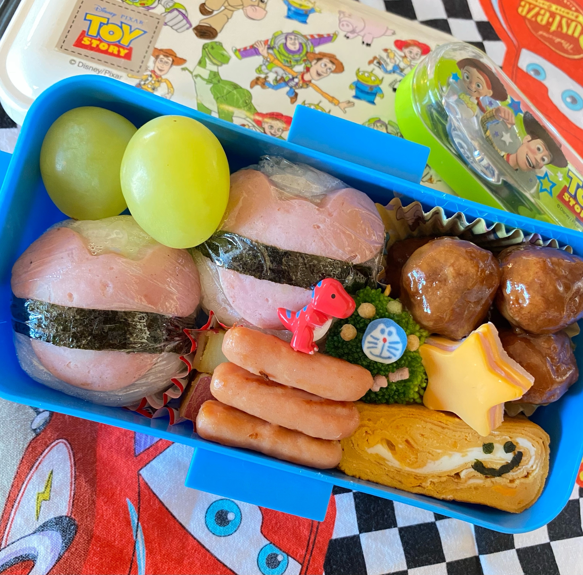 子供　お弁当★スパム風おにぎり