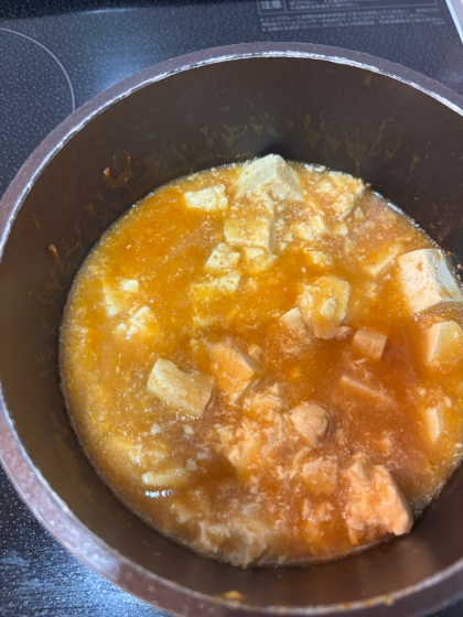 麻婆豆腐の素で★追加アレンジ