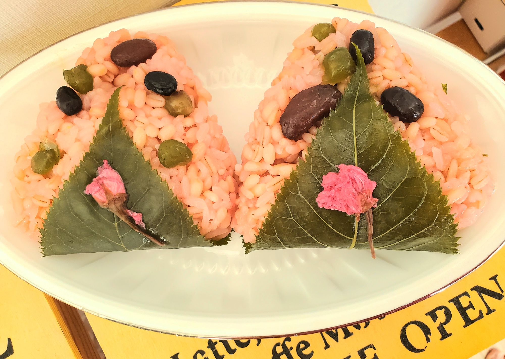 桜餅風おにぎり