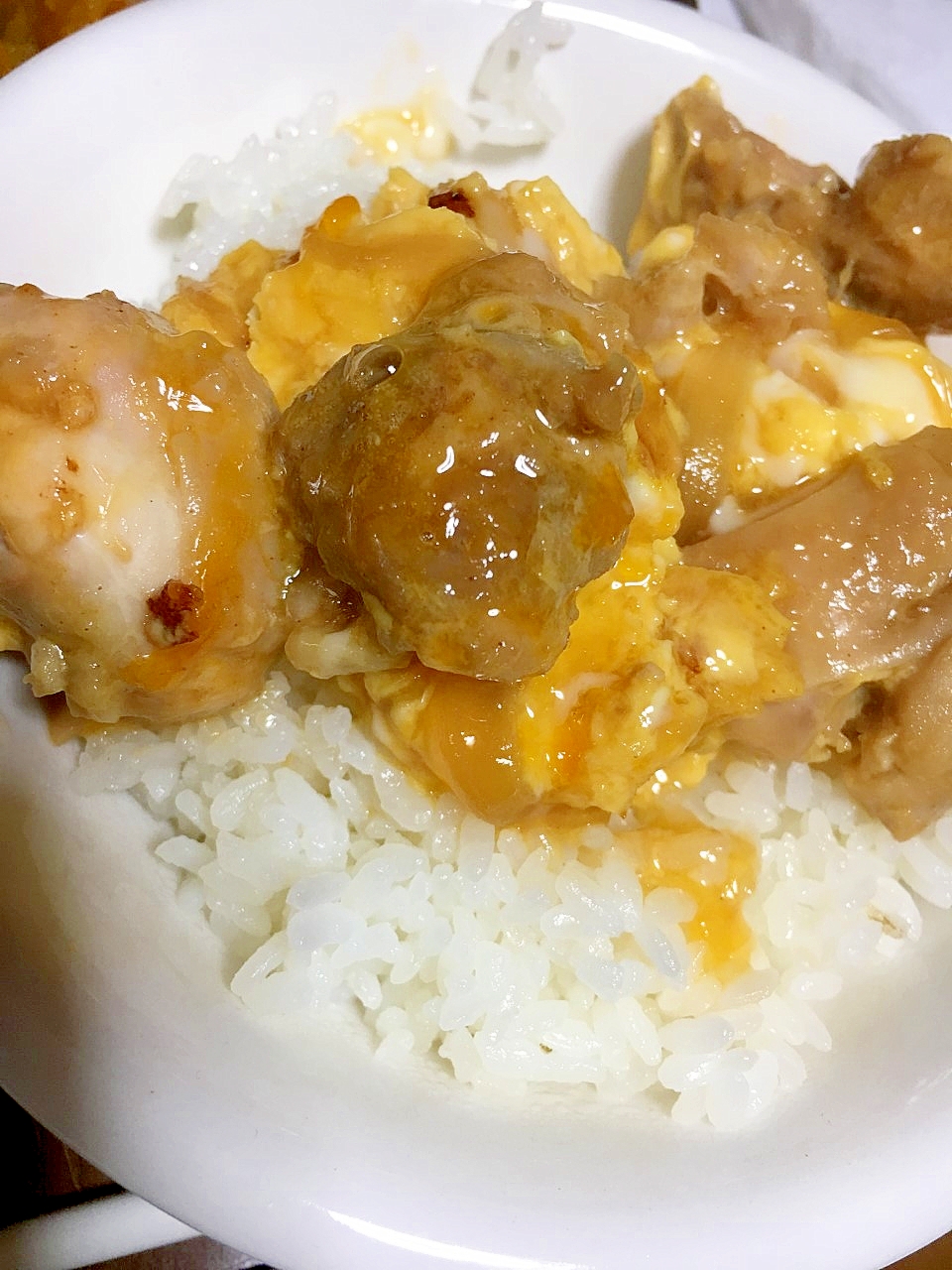 味濃いめの親子丼