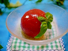 丸ごとトマトサラダ レシピ 作り方 By とまとママ3410 楽天レシピ