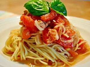 冷 製 パスタ ツナ トマト