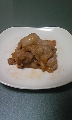 ご飯がすすむ　豚生姜焼き