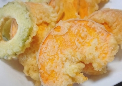 かぼちゃの天ぷら♪