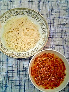 ヨーグルトで 坦々風つけ素麺 レシピ 作り方 By ティア アスラン 楽天レシピ