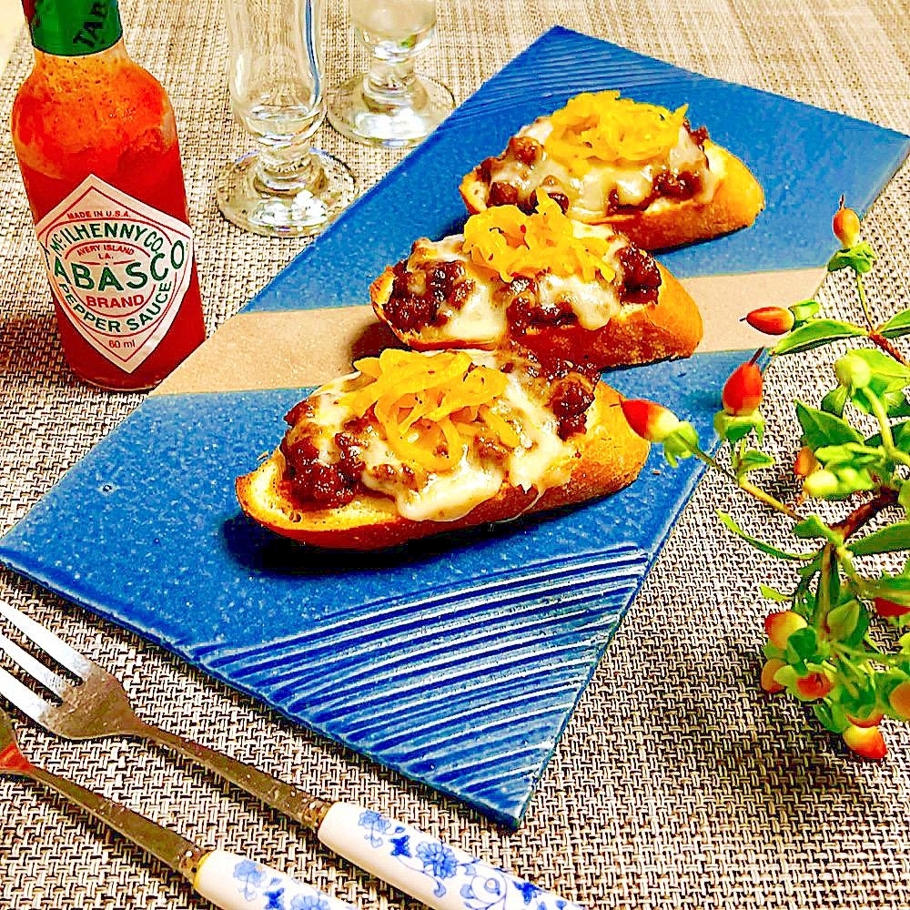 ドライカレーリメイク★絶品!カレーピザ