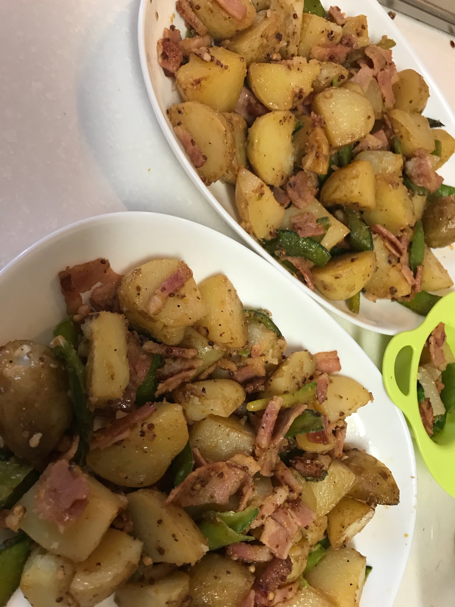 大人数向け 新じゃがのマスタードマヨ炒め レシピ 作り方 By Rママ 楽天レシピ