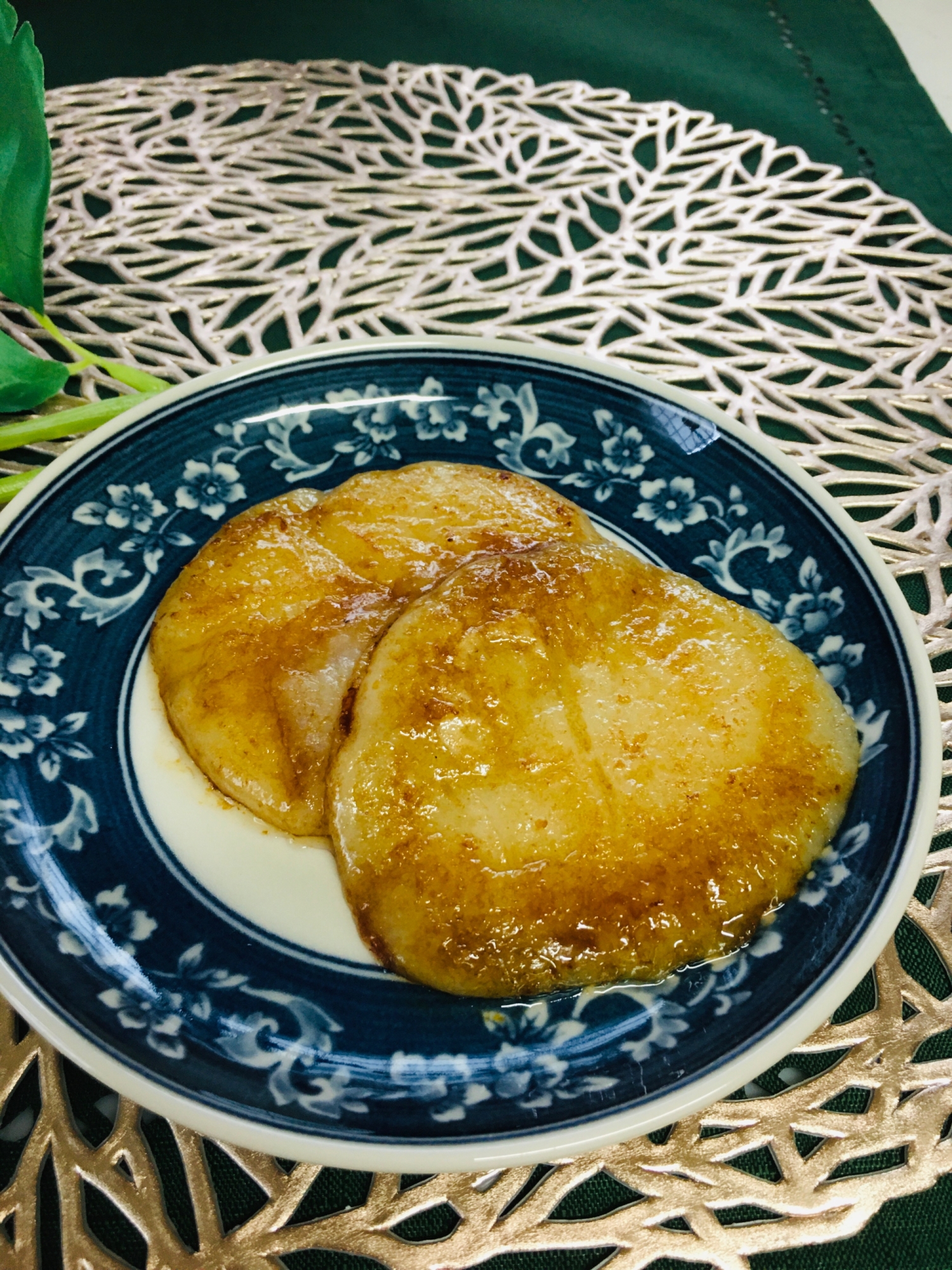 これは美味しい！☆バター&牡蠣醬油の焼き餅☆