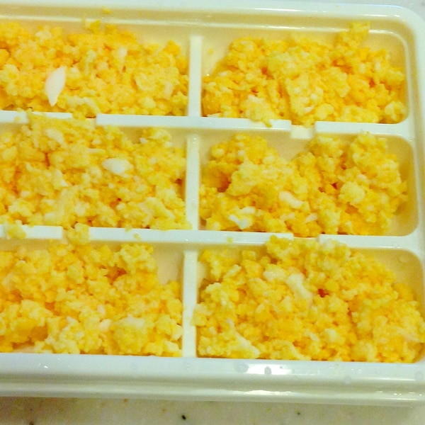 離乳食中期 ミモザ卵のフリージング レシピ 作り方 By Hush Little Baby 楽天レシピ 離乳食中期 ミモザ卵のフリージング レシピ 作り方 By Hush Little Baby 楽天レシピ