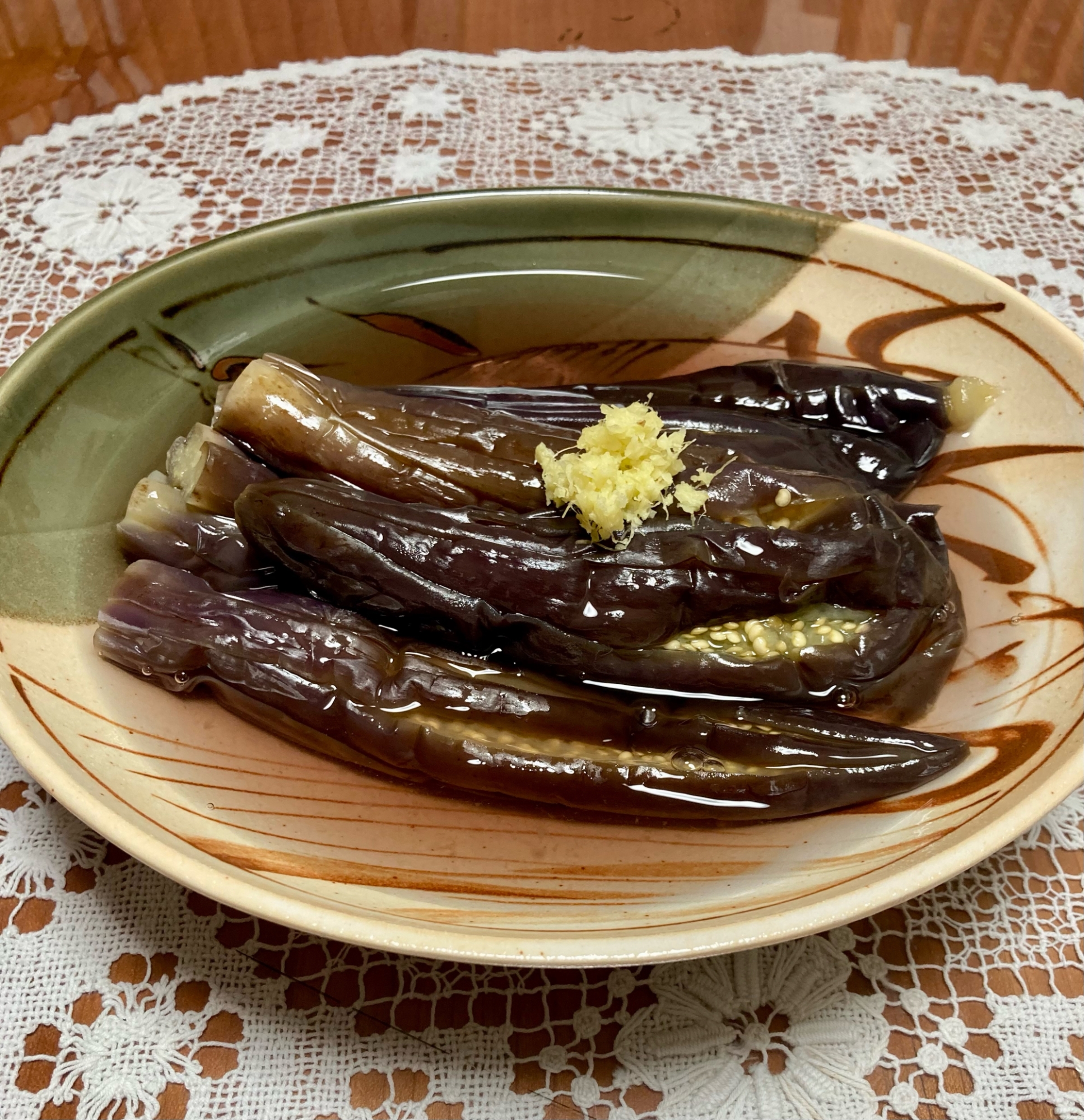 STAUBでとっても簡単！ヘルシーな☆茄子の煮もの