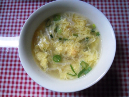 エノキの簡単スープ