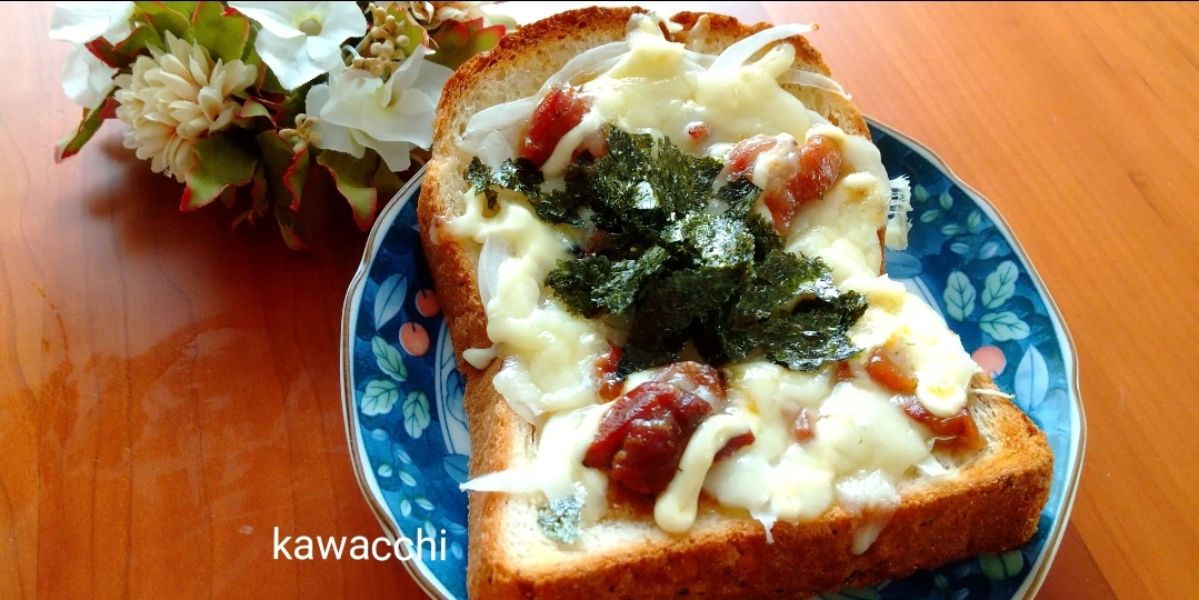 缶詰で照り焼きトースト