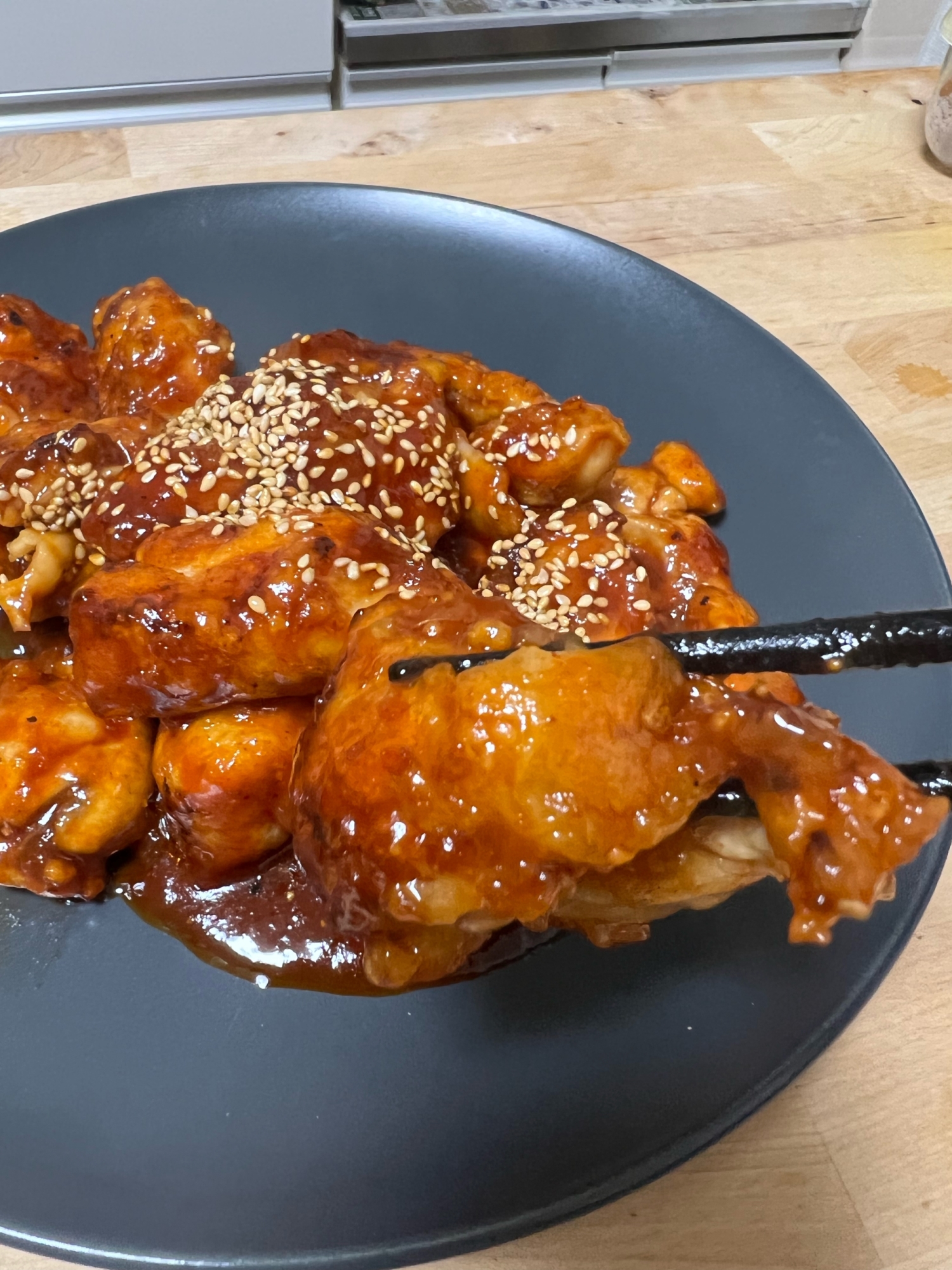 驚くほど柔らかっ☆甘口ヤムニョムチキン