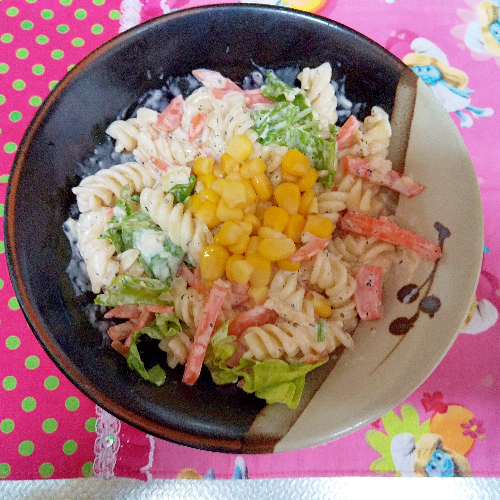 玉ねぎとマカロニサラダ