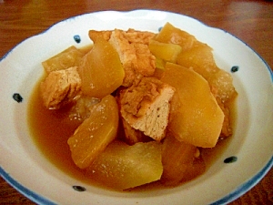 ☆圧力鍋で☆冬瓜と厚揚げの煮物