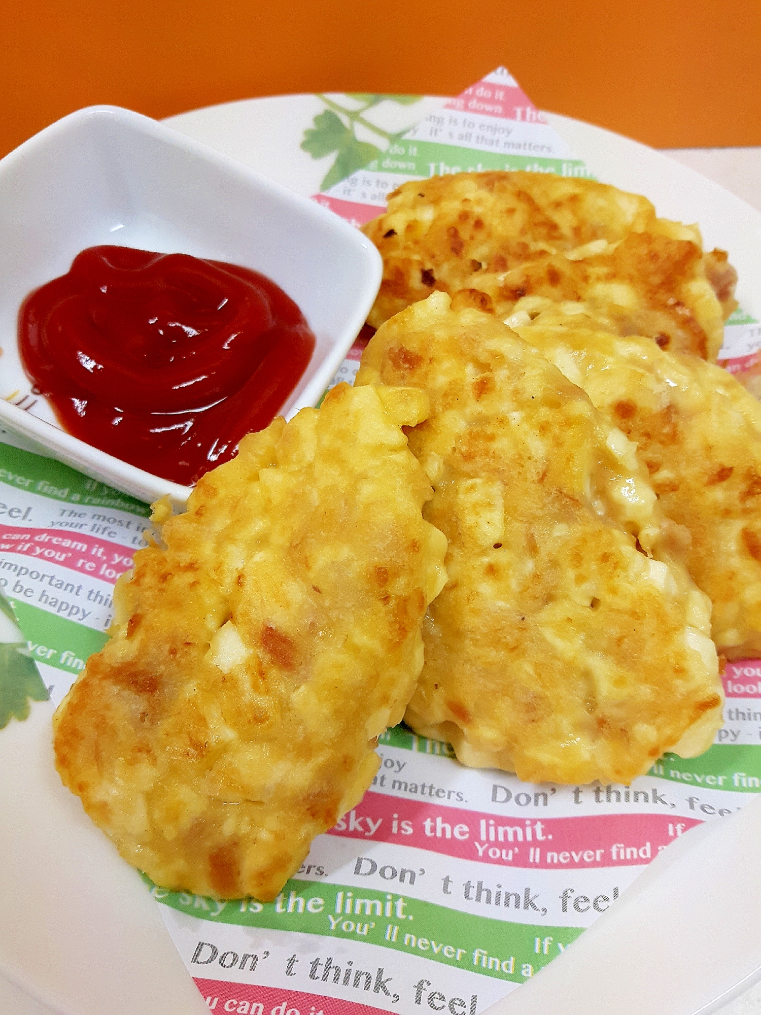 子供が大好き(^^)豆腐とツナ缶のナゲット♪