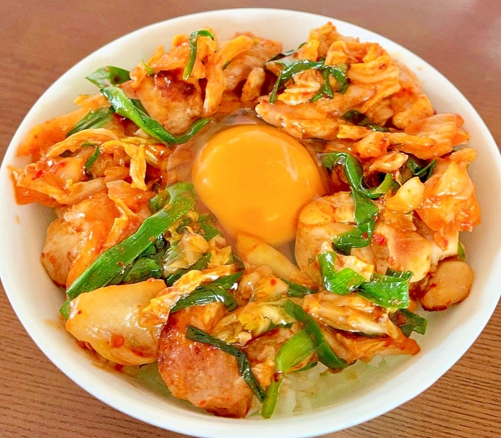 鶏キムチ丼 レシピ・作り方 by はわゆり - 楽天レシピ