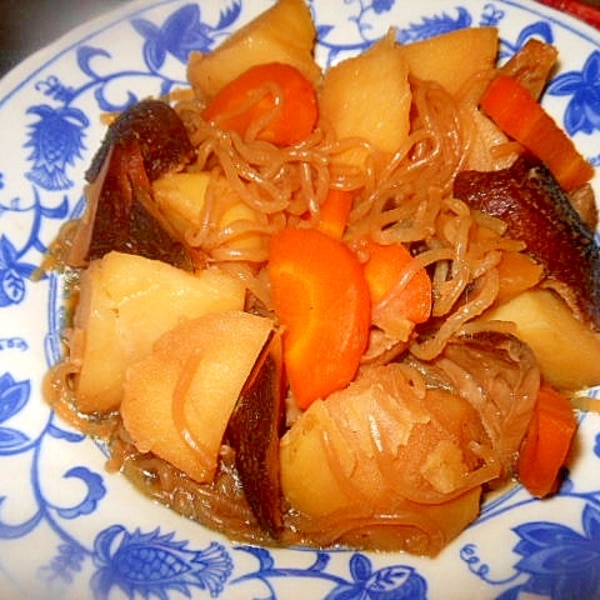 じゃが芋 白滝 椎茸 人参のめんつゆ煮物 レシピ 作り方 By アルプスの乙女 楽天レシピ じゃが芋 白滝 椎茸 人参のめんつゆ煮物 レシピ 作り方 By アルプスの乙女 楽天レシピ