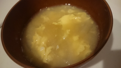 大根と溶き卵のお味噌汁