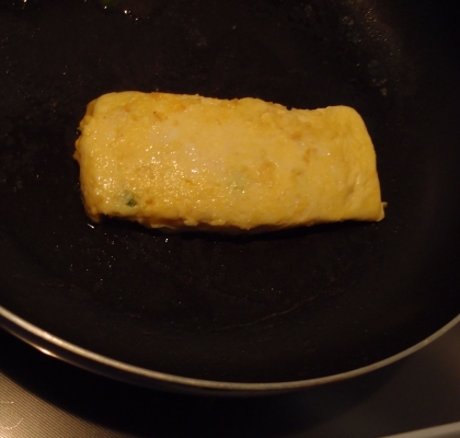 丸いフライパンで作る⭐️卵焼き