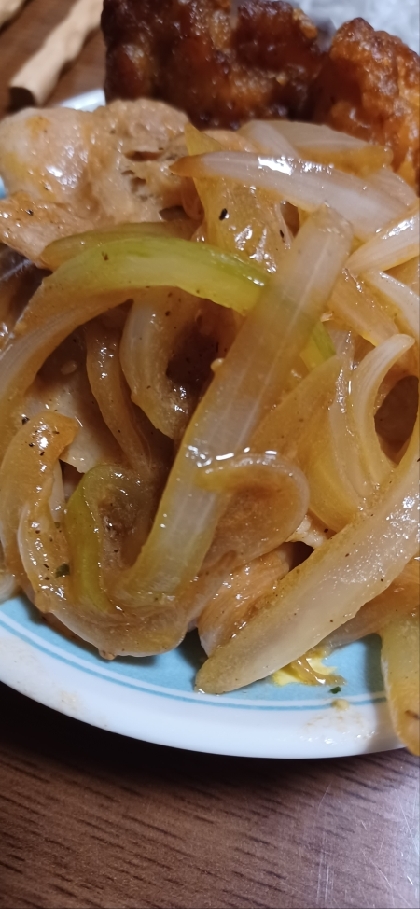 たっぷり玉ねぎと豚ロース炒め