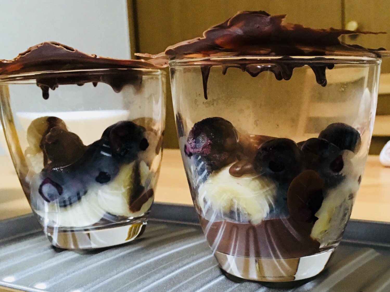 チョコソースでチョコレートが溶ける オペラグラス レシピ 作り方 By ぴーマン 楽天レシピ