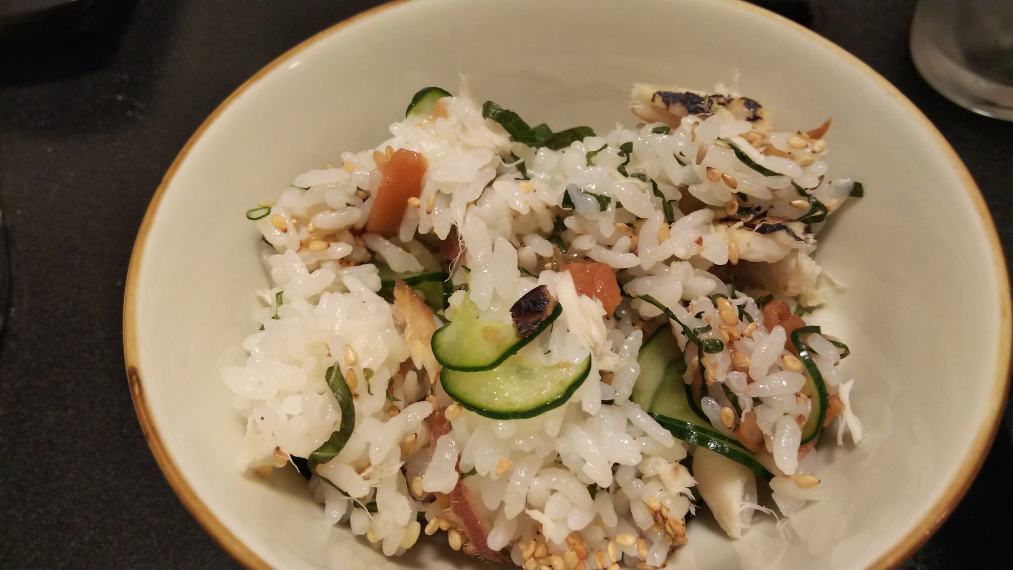 夏はさっぱり❗️香味野菜と梅ご飯